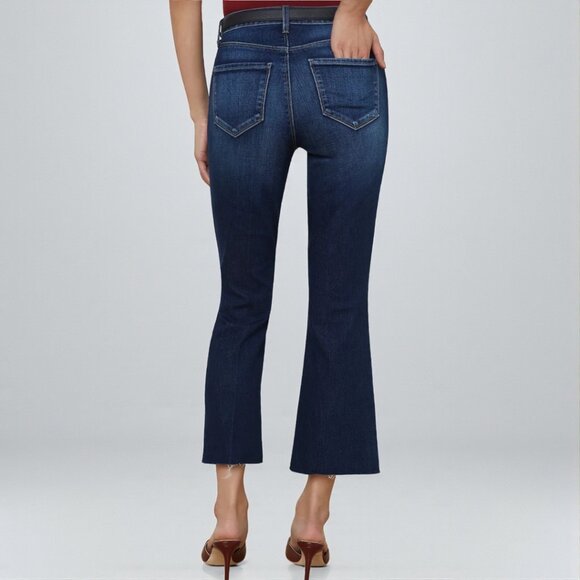 L' Agence Kendra Cropped Flare Jean - Lavelle Size 28 - Picture 2 of 11